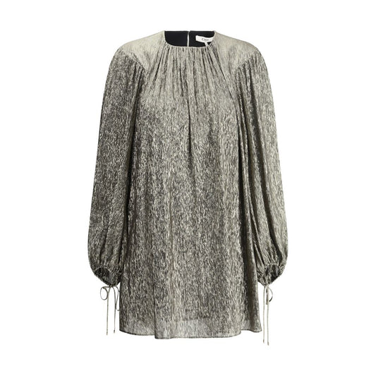 Chloé Gold Silk Cocktail Dress