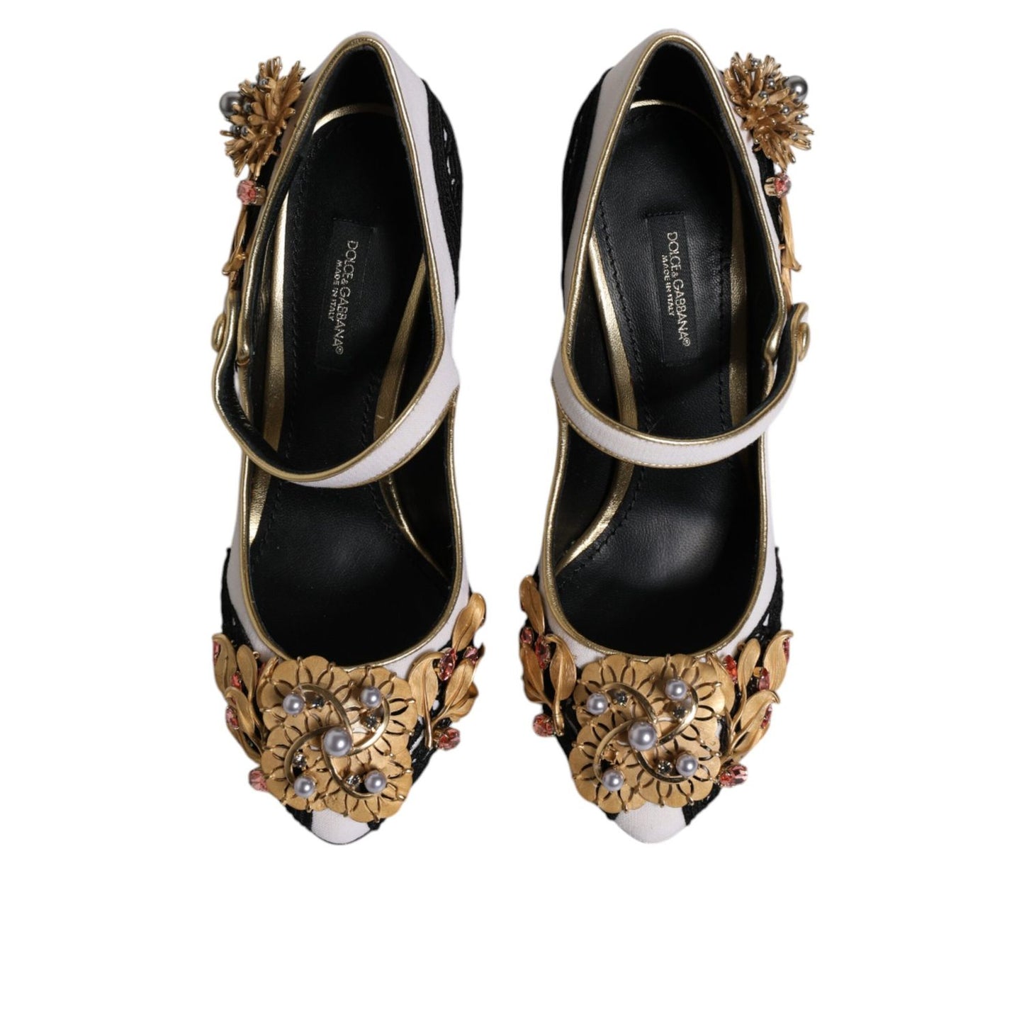 Dolce & Gabbana Multicolor Embellished Heels Pumps Shoes