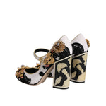 Dolce & Gabbana Multicolor Embellished Heels Pumps Shoes