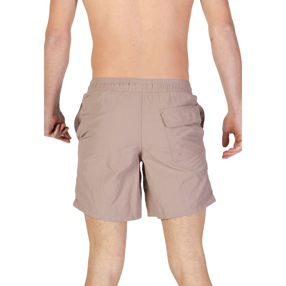 Lyle & Scott Beige Nylon Swim Short