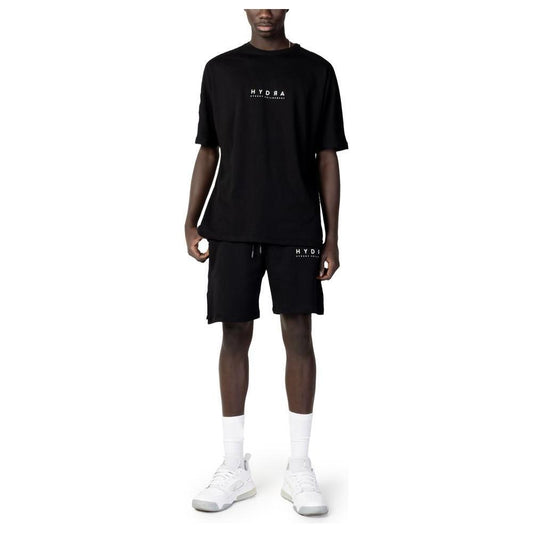 Hydra Clothing Black Cotton Sportswear HY-11221700009-IT44 | S