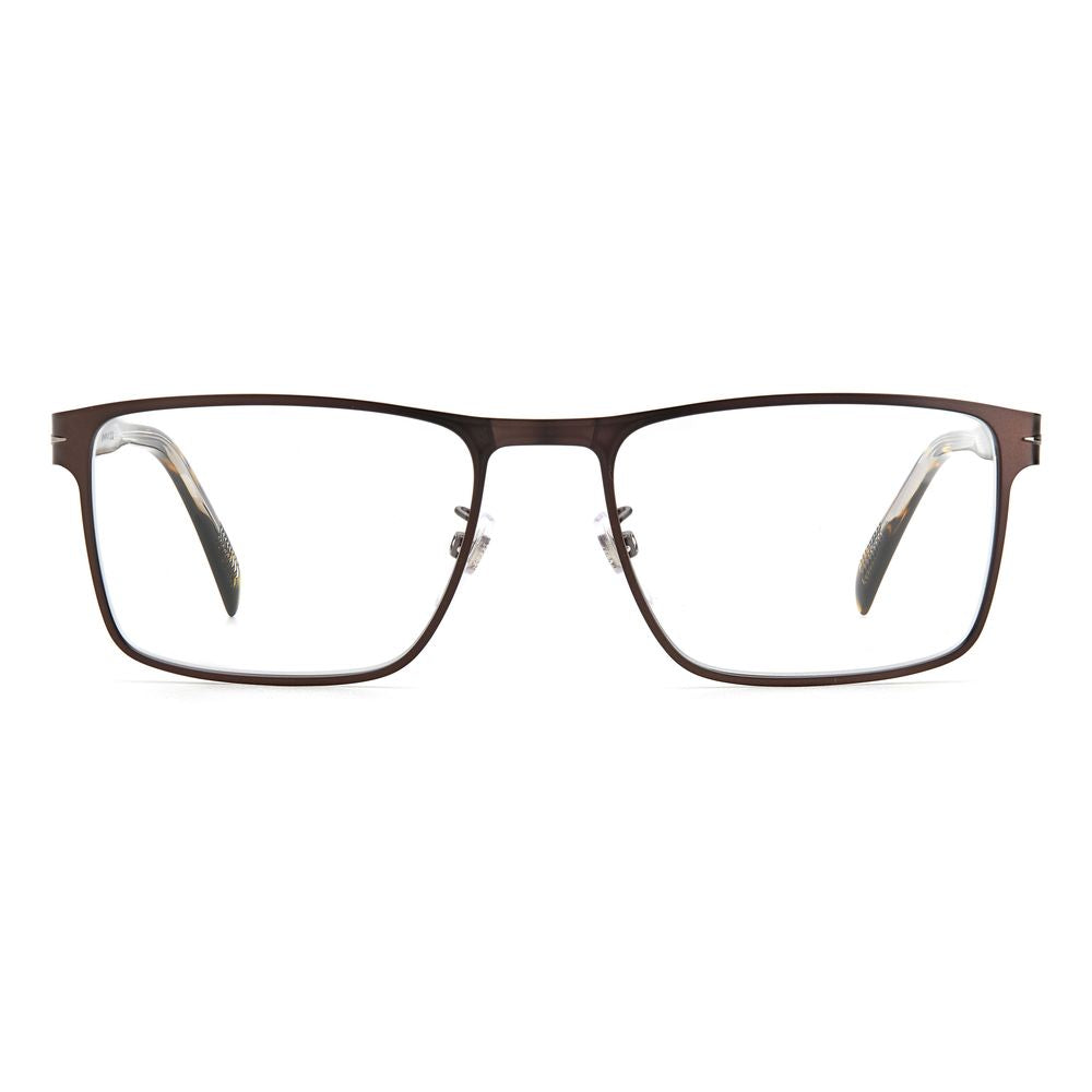 David Beckham Brown Metal Glasses (Frames)