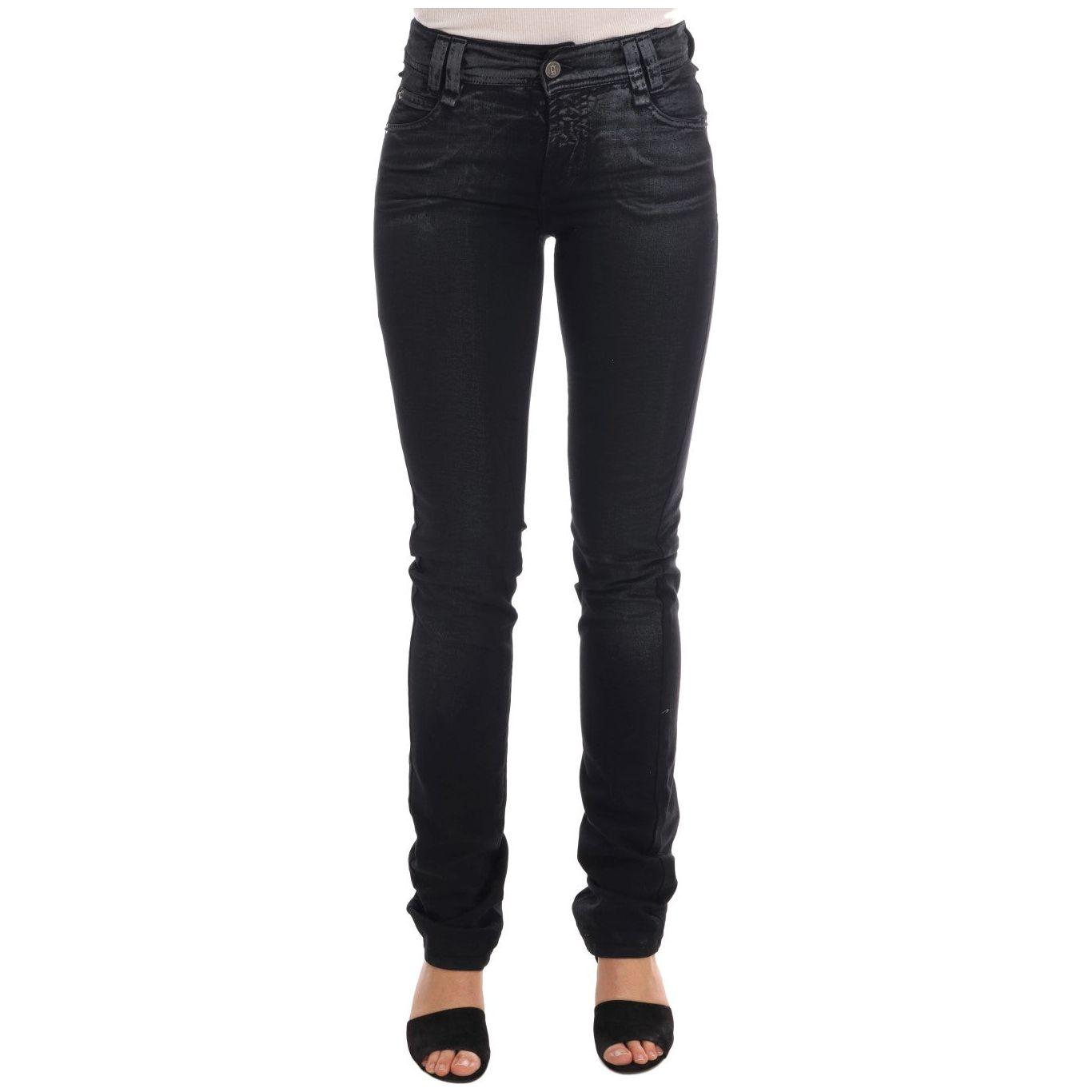 John Galliano Gray Wash Cotton Stretch Regular Fit Jeans BYX1171#2-2