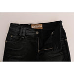 John Galliano Gray Wash Cotton Stretch Regular Fit Jeans BYX1171#2-2
