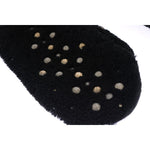 Dolce & Gabbana Black Leather Shearling Studded Gloves