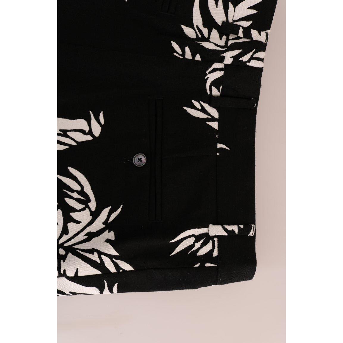 بنطال أنيق بطبعات الأشجار من دولتشي آند غابانا