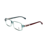 Tod's Turquoise Acetate Frames, stylish eyeglasses with bright turquoise acetate material and measurements of 52/15/135mm.