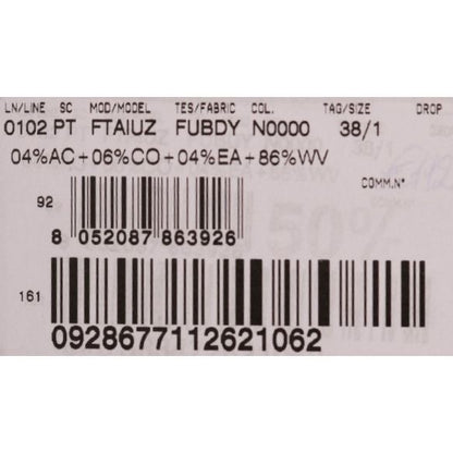 Dolce & Gabbana Black Wool Stretch Crystal Pants