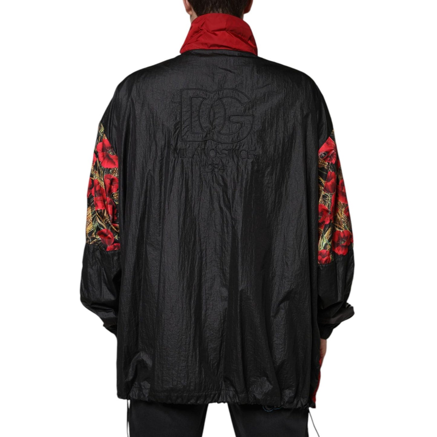 Dolce & Gabbana Multicolor Patchwork Men Full Zip Sweater