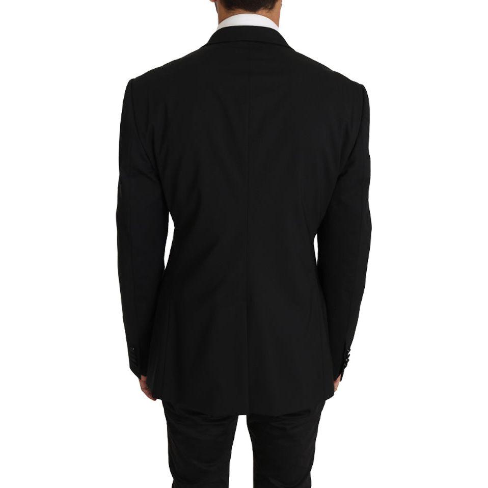 Dolce & Gabbana Black Wool MARTINI Torrero Blazer Jacket KOS1219-1