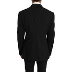 Dolce & Gabbana Black Wool MARTINI Torrero Blazer Jacket KOS1219-1