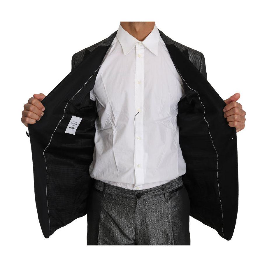 بدلة مارتيني رمادية أنيقة من دولتشي آند غابانا