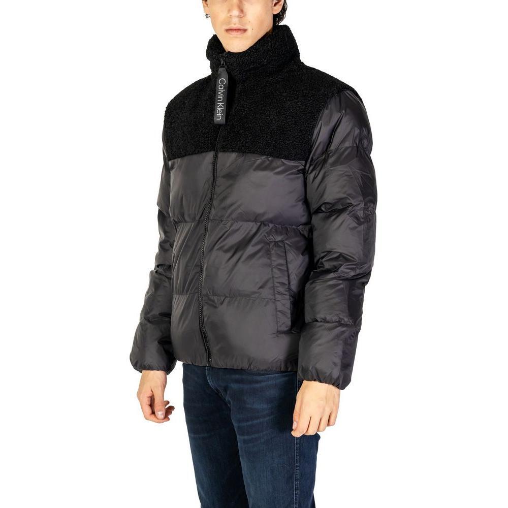 Calvin Klein Jeans Black Recycled Polyester Jackets & Coat CA-14580500009-IT48 | L