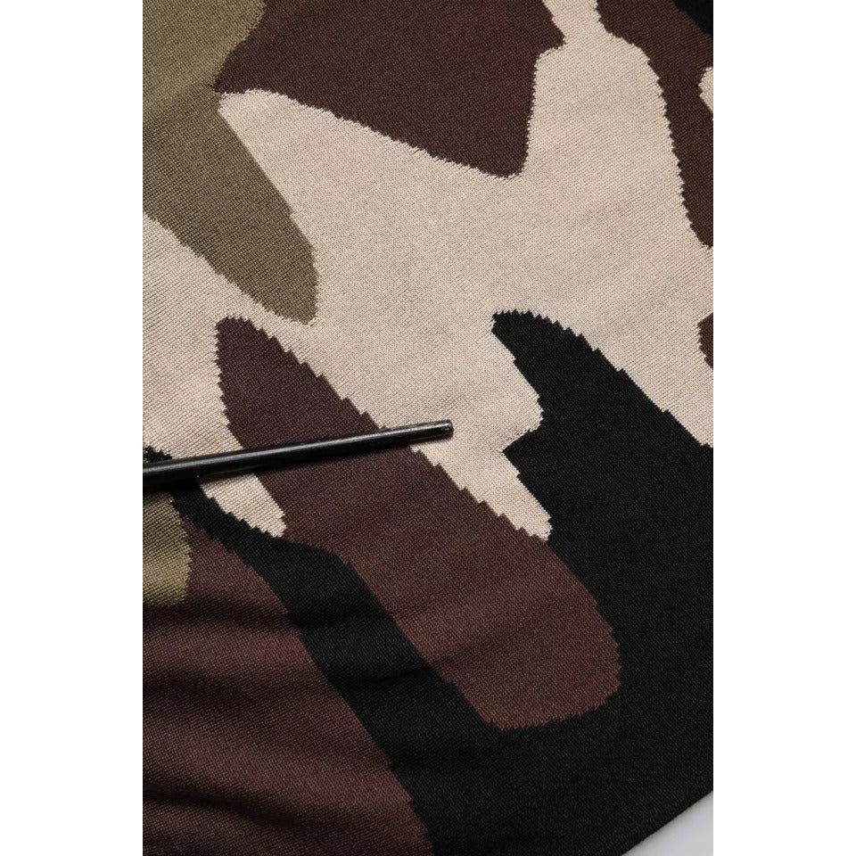 Dolce & Gabbana Multicolor Camouflage Collared Polo T-shirt