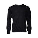 Dolce & Gabbana Blue Cashmere Crew Neck Pullover Sweater