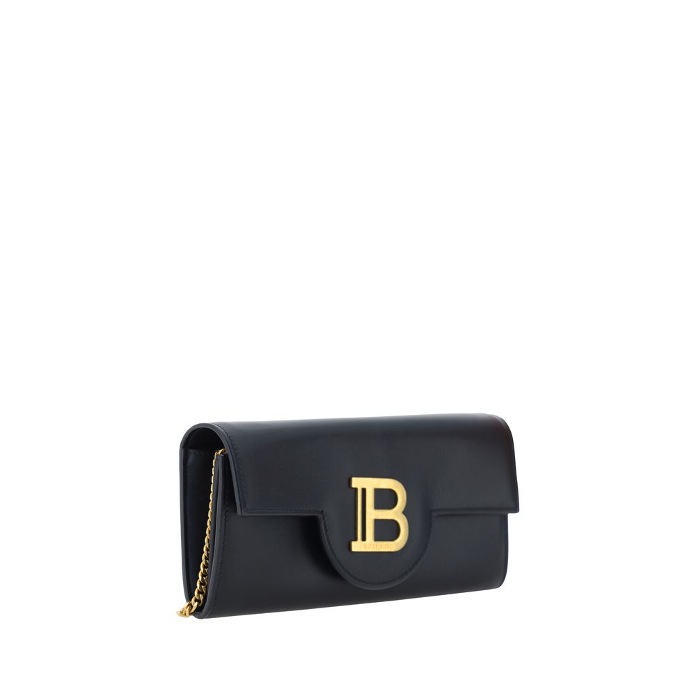 Balmain Black Calf Leather Bos Taurus Wallet