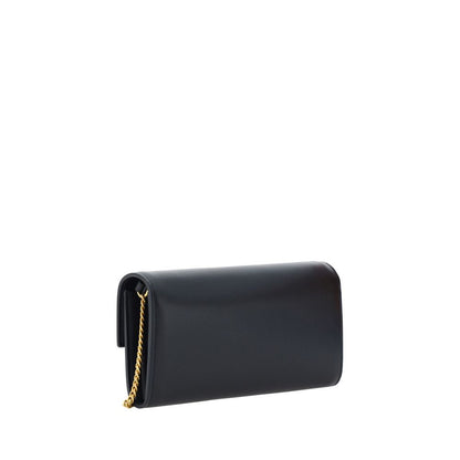 Balmain Black Calf Leather Bos Taurus Wallet
