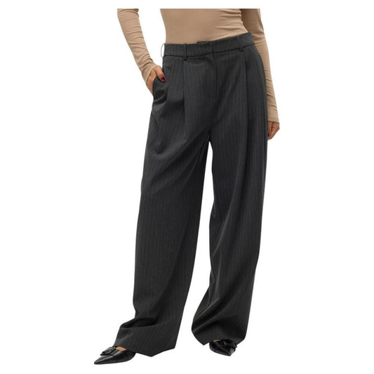 Vero Moda Gray Polyester Pant VE-15707500138-38/32 (W42)