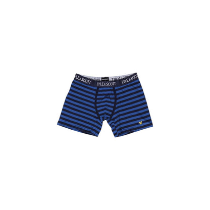 Lyle & Scott Blue Cotton Boxer