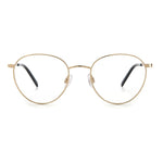 M Missoni Gold Metal Frames for women, style MMI0058J5GE91, golden color, 49/18/145mm dimensions.