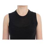 Dolce & Gabbana Elegant Black Sleeveless Pullover Vest Dolce & Gabbana Black