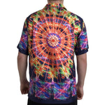 Dolce & Gabbana Multicolor Luminarie Print Men Silk Shirt