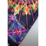 Dolce & Gabbana Multicolor Luminarie Print Men Silk Shirt