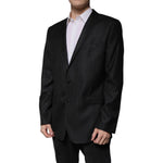 Dolce & Gabbana Black Stripe Wool Single Breasted Blazer JKT2535 -54