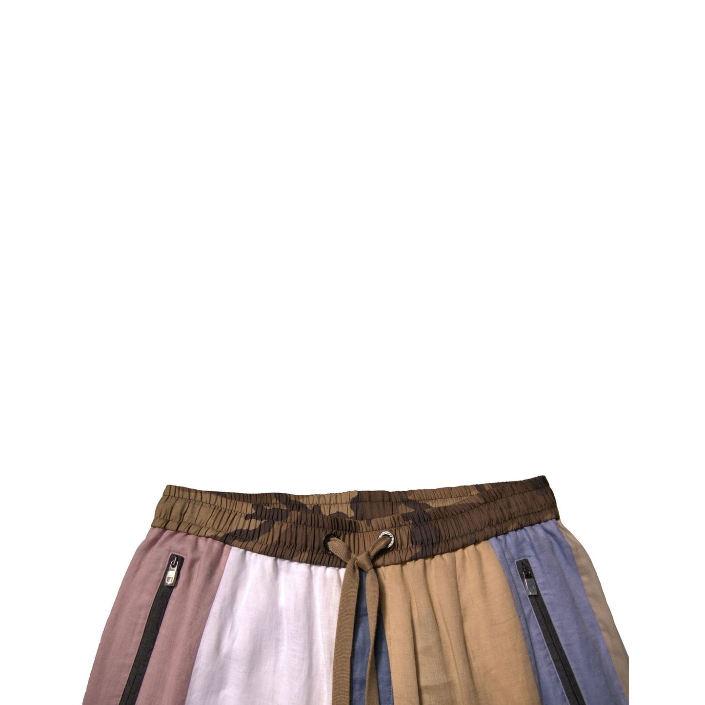 Dolce & Gabbana Multicolor Patchwork Jogger Sweatpants Pants