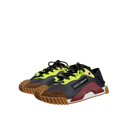 Dolce & Gabbana Multicolor Nylon Low Top NS1 Sneakers Shoes