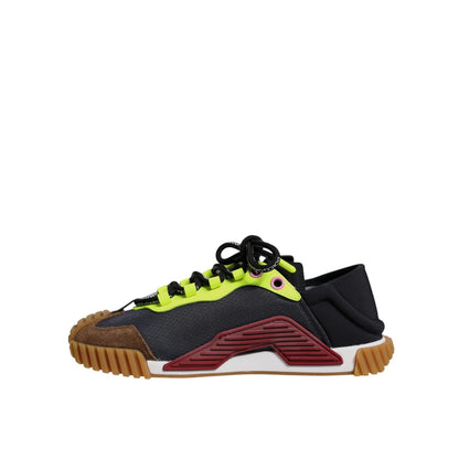 Dolce & Gabbana Multicolor Nylon Low Top NS1 Sneakers Shoes