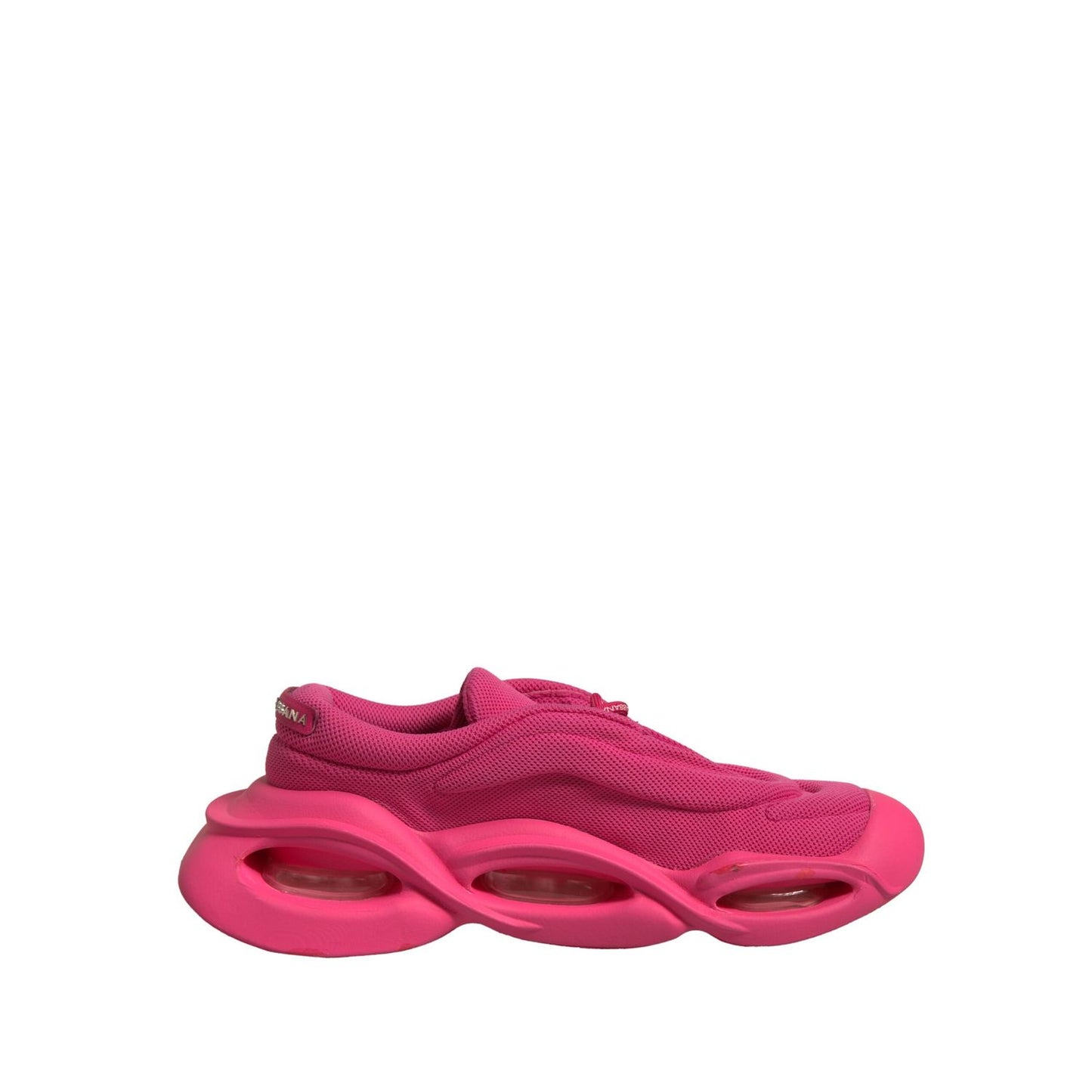 Dolce & Gabbana Pink Wave Low Top Lace Up Men Sneakers Shoes