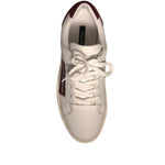 Dolce & Gabbana White Suede Leather Low Top Sneakers Shoes LA12378-37.5