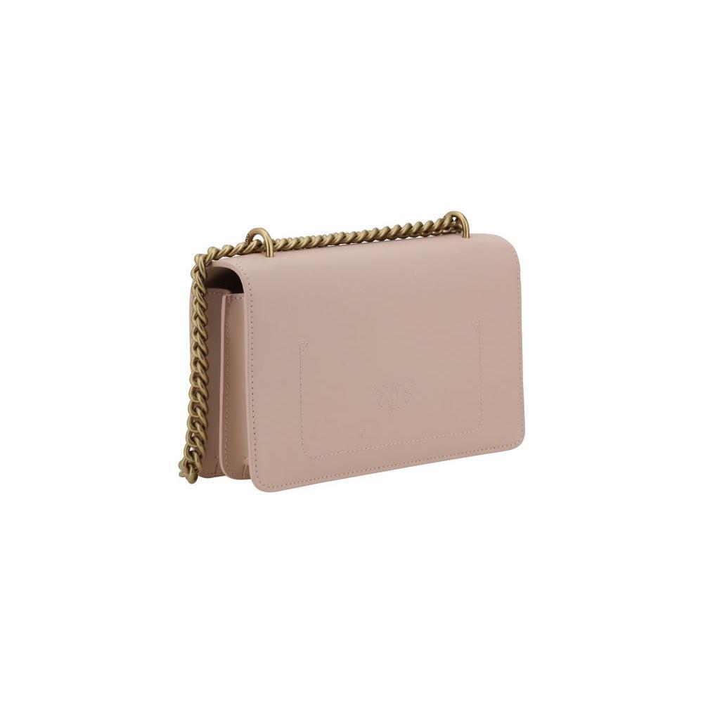 PINKO Multicolor Calf Leather Bos Taurus Shoulder Bag