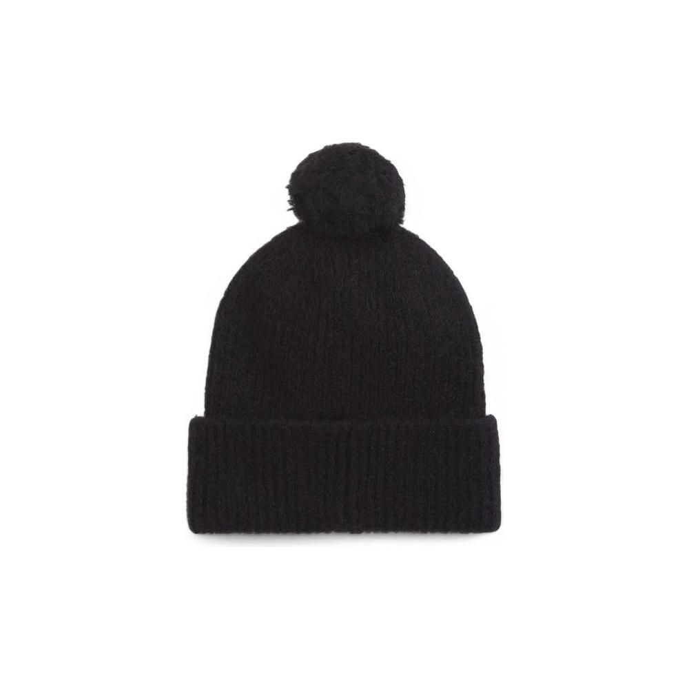 Calvin Klein Black Alpaca Leather Cap (Baseball Hat)