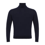Colombo Blue Cashmere Turtleneck