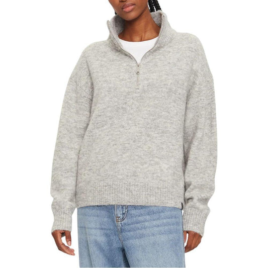 Calvin Klein Jeans Gray Polyester Cardigan CA-16506600137-IT42|M