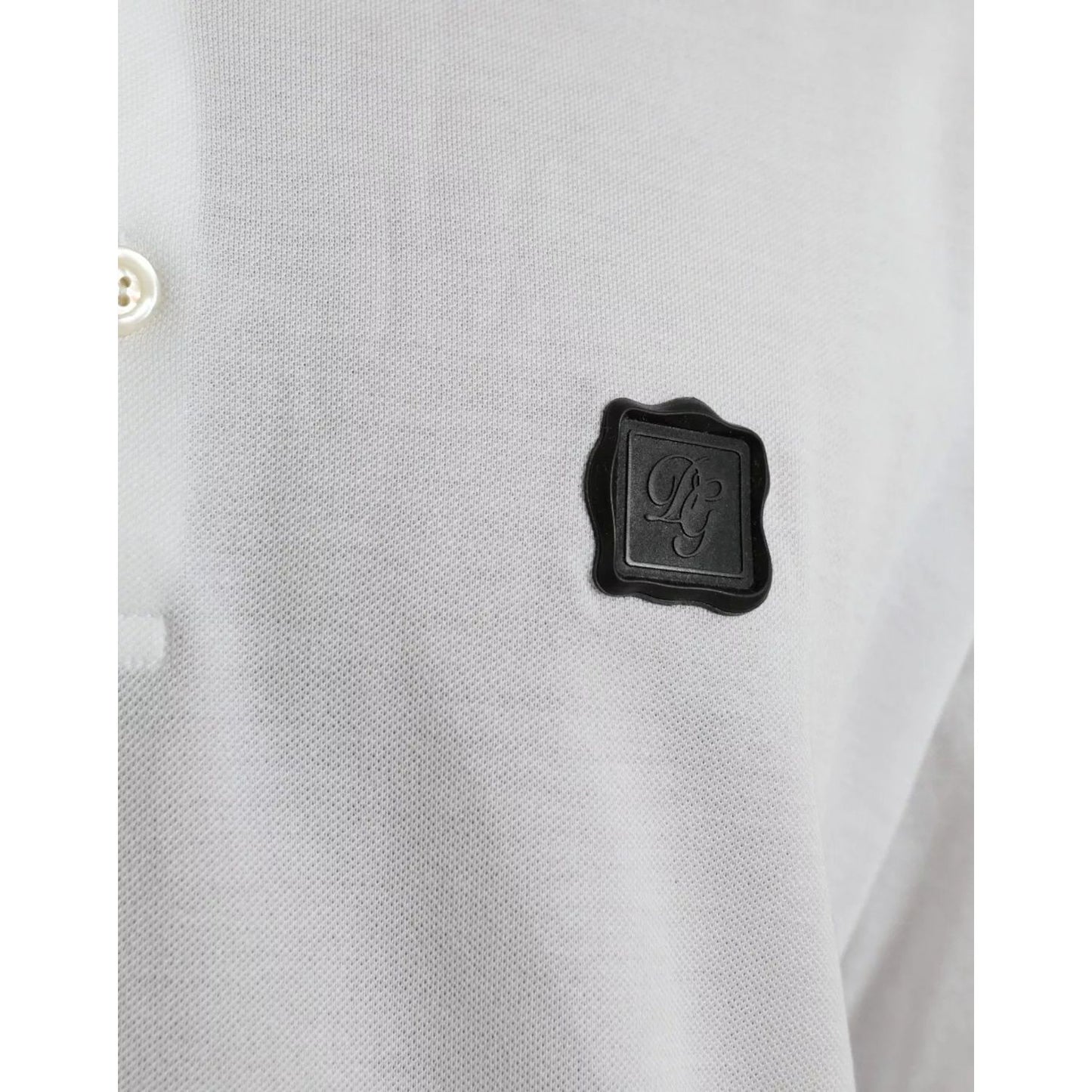 Dolce & Gabbana White Logo Collared Short Sleeve T-shirt