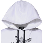 Dolce & Gabbana White Sacred Heart Hooded Sweatshirt Sweater