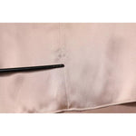 Emporio Armani Pink Satin Long Sleeves Sheath Wrap Mini Dress