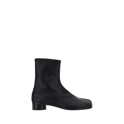 Margiela Black Camel Hair Flat Boots