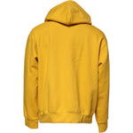 Dolce & Gabbana Yellow Logo Plaque Hooded Full Zip Sweater TSH90109-54