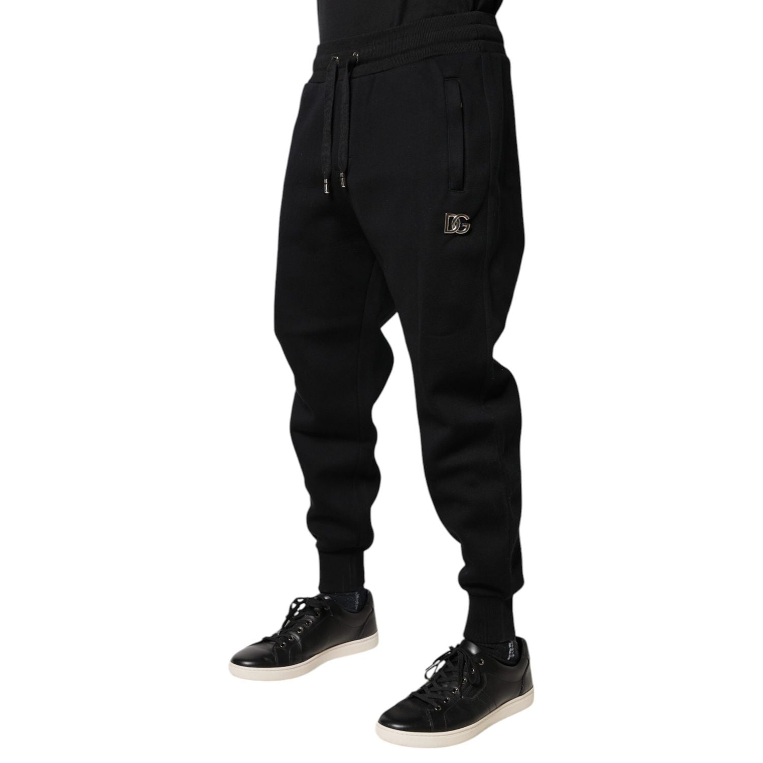 Dolce & Gabbana Black Modal Jogger Jogging Pants
