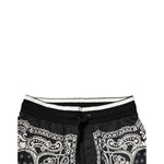 Dolce & Gabbana Black Bandana Cotton Jogger Pants
