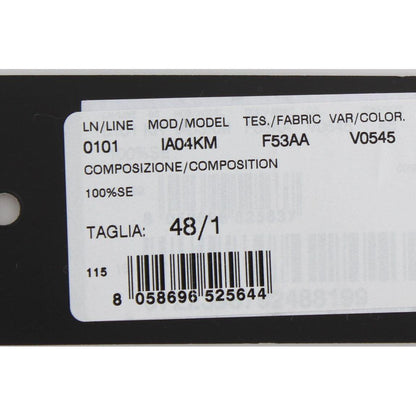 Dolce & Gabbana Gray Crewneck Pullover Silk Sweater