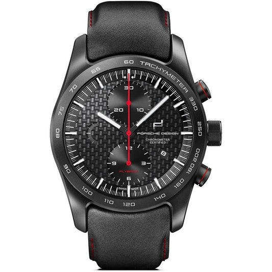 Porsche Design Black Leather Sport Watch