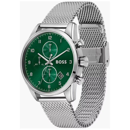 Hugo Boss Silver Stainless Steel Watch BO1513938AC