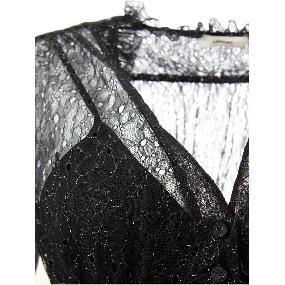 فستان نايلون أسود أنيق من لارديني