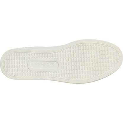 Dolce & Gabbana White Leather Heart Embellished Sneakers Shoes