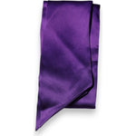 Dolce & Gabbana Purple Satin Silk Skinny Neck Foulard Scarf MS7421